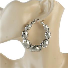 60mm Metal Hoop Earring