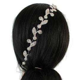 Rhinestones Flower Vine Hair Pin