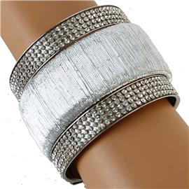 Fashion Wire Rhinestones Cuff