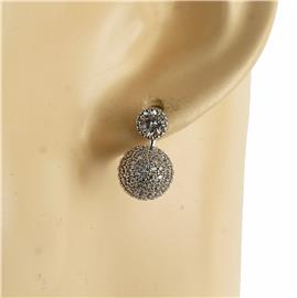 CZ Ball Dangling Earring