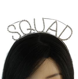 "Rhinestones "Squad" Head Band"