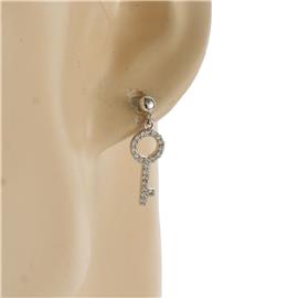 CZ Key Earring