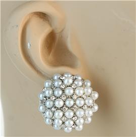 Pearl Round Earring