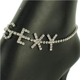 Rhinestones Sexy Anklet