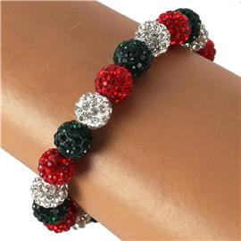 Stones Stretch Ball Bracelet