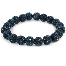 Stones Stretch Ball Bracelet