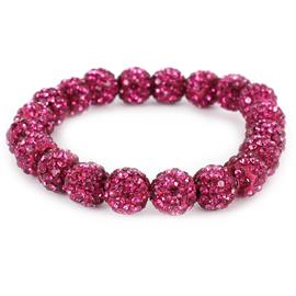 Stones Stretch Ball Bracelet