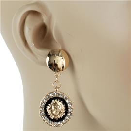 Metal Dangling Leon Earring