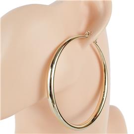 70mm Metal Hoop Earring