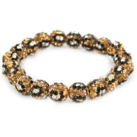 Stones Prints Stretch Ball Bracelet