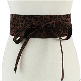 Faux Leather Animal Print Belt