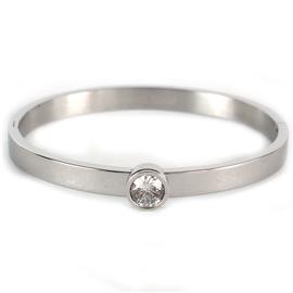 Stainless Steel Stone Bangle