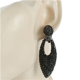 Crystal Dangling Clip-On Earring