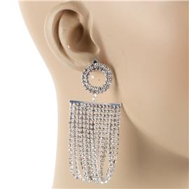 Rhinestones Fringeds Earring