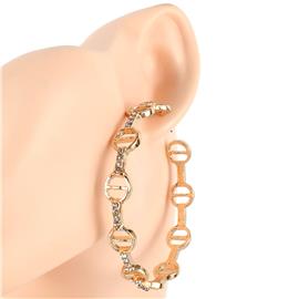 Metal Hoop Earring