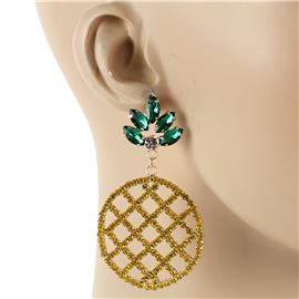 Rhinestones Pinnaple Earring