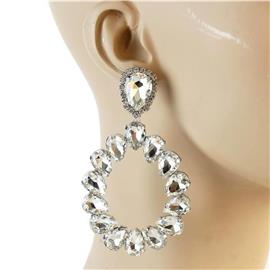 Crystal Teardrop Earring