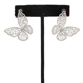 CZ Butterfly Earring