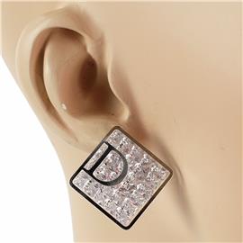 Rhinestones Stud Earring