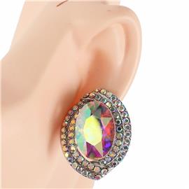 Clip On Crystal Earring