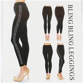 Plus One Size Stones Leggings