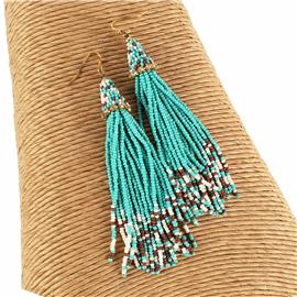 Bead Fringes Earring