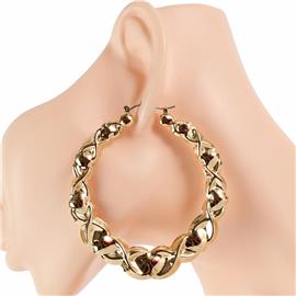 Metal Hoop Earring