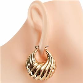 Metal Hoop Earring