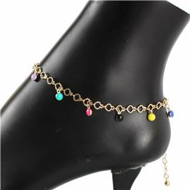 Color Stone Anklet