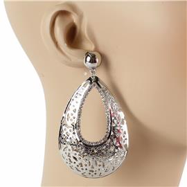 Metal Over Dangle Earring