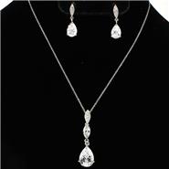 Cubic Zirconia Necklace Set