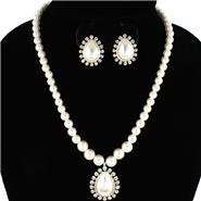 Pearl Necklace Set