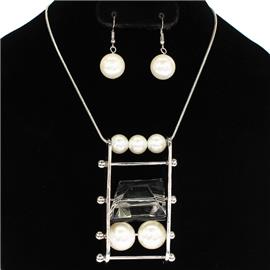 Chunky Drop Necklace Set