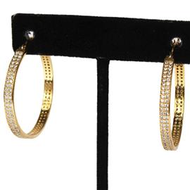 CZ Hoop Earring