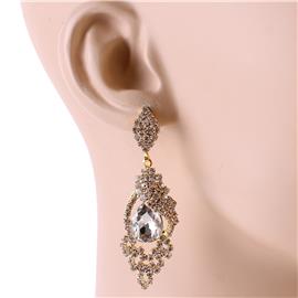 Rhinestone Teardrop Earring