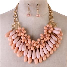 Fashion Beads Necklace Set