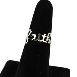 Metal Faith Ring