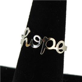 Metal Hope Ring