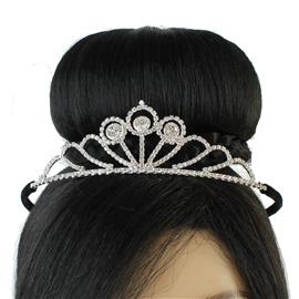 Rhinestone Swirl Tiara