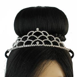 Rhinestone Swirl Tiara