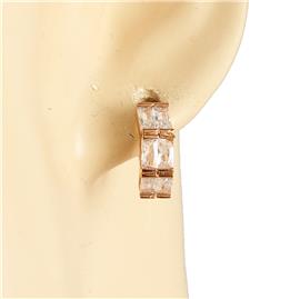 CZ Hoop Earring