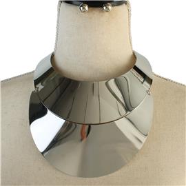 Metal Linked Choker Set