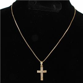 CZ Cross Necklace