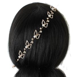 Rhinestone With Pear Hair Pin