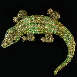 Crystal Elegator Brooch