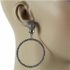 Leon Round Dangling Earring