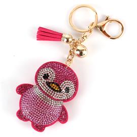 Rhinestones Pinguin Key Chain