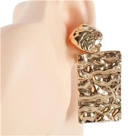 Metal Dangling Clip-On Earring