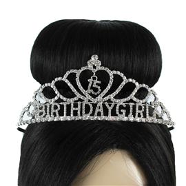 Rhinestones 15 Birthday Tiara