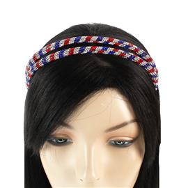 Rhinestones Double Headband